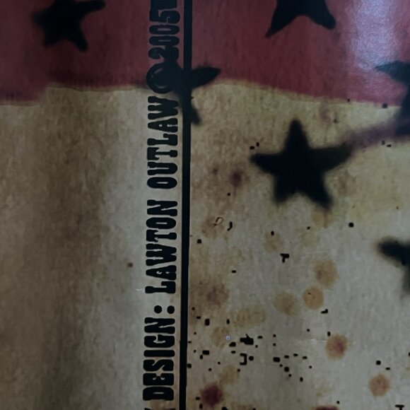 Vintage Ministry Al Jourgensen Poster 34x22 Scorpio 2005 Lawton Outlaw #1118 - Picture 4 of 6